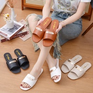 【rudu.ph】BUY1TAKE1 Fashion Slip On Flat Sandals Hardsole BK34