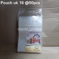 Standing Pouch 16 x 24 cm Plastic clip packaging Plastic Zipper