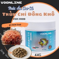 Trùng Chỉ Đông Khô Voonline - Thức Ăn Dành Cho Cá Cảnh