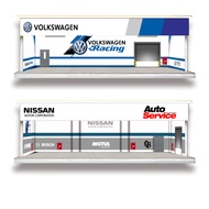 GILAN GARAGE DIORAMA Garage 1/ GARAGE NISSAN RWB64 VW PANDEMbmw WITH LED