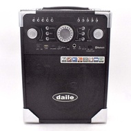 A27 S8 Portable Outdoor Speaker Plaza Dance Music Player Clock LED Wireless microphone Bluetooth Sub