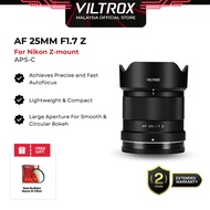 VILTROX 25mm F1.7-Z AIR Auto Focus APS-C Large Aperture Prime Lens For Nikon Z-Mount Camera