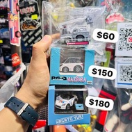 Takara Tomy Tomica Choro Q Japanese Fire Engine Grey 消防車 $60/ RG-Q Maziora Color Toyota Estima 珍珠白 $