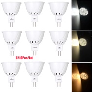 ERANPO MR16 12V 24V LED หลอดไฟ220V 110V SMD 2835ไฟสปอตไลต์ Led 3W 6W 8W 36 54 72LED เย็นอบอุ่นสีขาว 