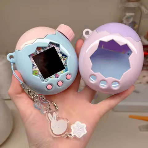 Tamagotchi Paradise Case, Clear Glitter Protective Cover for Tamagotchi Paradise Electronic Pet Game