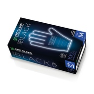 โปรคลีน ถุงมือไนไตร สีดำ M 100 ชิ้น (กล่อง)