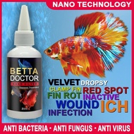 Betta Doctor Nano Silver Diseases Treatment Ikan Laga Betta Fish luka dropsy velvet ich white spot