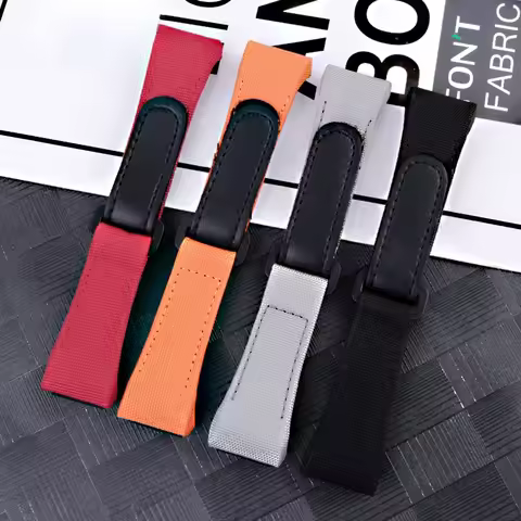 For Richard Mille Nylon Canvas Watchband Screwdriver Tool RM Men's Series Cowhide Underskin Strap Sp