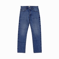 WARRIX กางเกงยีนส์ JEANS RAION W101 CLASSIC STRAIGHT (LP-241JEMW101) (กางเกงยีนส์ริมแดง)
