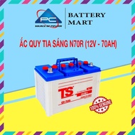 Ắc Quy Tia Sáng N70 L/R 12V-70Ah
