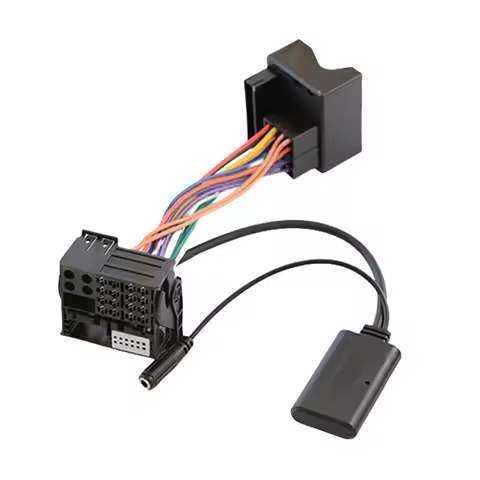 Car Bluetooth-Compatible AUX Cable AUX IN Radio Stereo Harness Adapter Audio MP3 Music Adapter for M