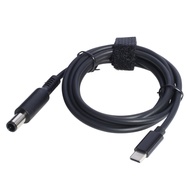 65W PD USB-C to 7.4x5.0mm Adapter Cable for Dell Latitude Laptop Series Type-C Male to DC Jack 7.4*5