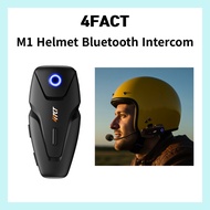 4FACT M1 Helmet Bluetooth Intercom  Wireless Rider Communication Headset BT 5.3 IPX5 FM Radio Noise 