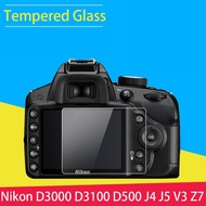 Tempered Glass Screen Protector LCD Film For Nikon D3000/D3100/D3200/V3/J4/J5/Z50/Z7