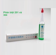 Dung dịch thử phân biệt inox 304 và 201 304 và 316 chai 50ml.