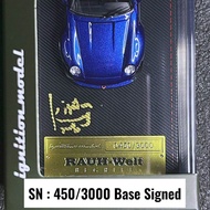 Ignition Model Porsche 993 RWB TMCS Signed by Founder of Ignition Model 2026 Exclusive Royal Blue in