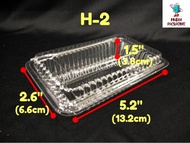 BENXON OPS H2 Plastic Container (100pcs+-) / Kuih Container / BX H2 / Bakery Container / Plastic