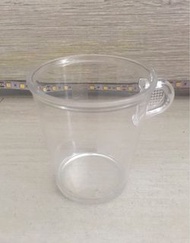 99%新  Nespresso 150ml 透明 膠 塑料 咖啡杯  transparent plastic coffee cup mug