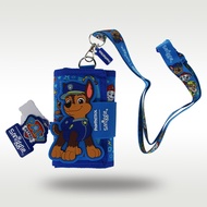 Children's Wallet Boys Blue Skye Cartoon Messenger Bag Kids' Change Card Storage Bag 5 inches
