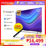 50 Inch ( 50Y72 ) Coocaa - Google TV, Flicker Free &amp; Low bluelight, Antibacterial Remote, Farfield Google Assistant, Dolby Audio DTS , Chameleon Extreme, HDR10, Cast Play, Boundless Screen 4.0, Free Wall Bracket