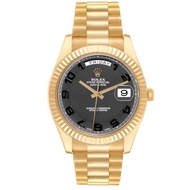 Rolex Rolex President Day-Date II (Reference 218238). A yellow gold automatic wristwatch with date a