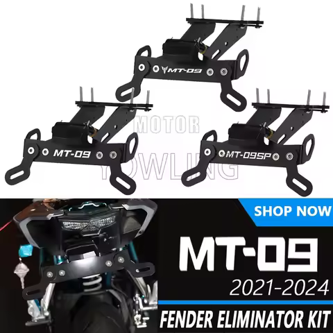 FOR YAMAHA MT-09 MT09 MT 09 SP MT09SP 2021 2022 2023 2024 Motorcycle Accessories Registration Plate 