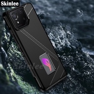 For Asus Rog Phone 8 Pro Case Cross Pattern Heat Dissipation Anti-drop Protective Phone Cover for Rog Phone8 Pro