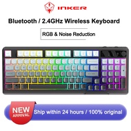 INKER H98 Wireless RGB Gaming Keyboard Mouse 1 Set Dual Mode 2.4GHz + Bluetooth