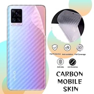 Oppo A31 / A7 / A5s / A92 / A93/ Realme 6 / C11 / 7 / 7PRO / RENO 4 / 4 PRO Carbon Sticker Matte Bac