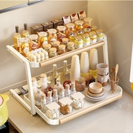 Multifunctional Kitchen Storage Rack Pull-Out Spice Rack Simple Multi-Layer Storage Rack