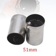 ZSDTRP Motorcycle Muffler interface plug 50.8mm Front Catalyst DB Killer Silencer Noise Sound Elimin