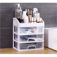 Convenient 4-tier transparent plastic cosmetic shelf GocNha4.0