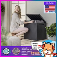[sg stock-USA brand] Keter City 30 Gallon Resin Deck Box 4 Patio Furniture, Pool Accessories Storage