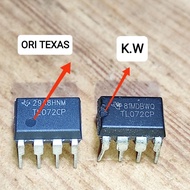 TL072 ORIGINAL TEXAS IC Dual OpAmp TL 072 TL072CP JRC072 OP AMP Alternative JRC4558 JRC4580 NE5532 N