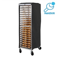 Bread Rack Cover Bakery Shelf Cover with Zipper Waterproof Dustproof Sheet Pan Rack Cover for Home S