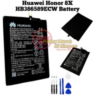 ORIGINAL HUAWEI HONOR 8X HB386589ECW 3650MAH Battery Bateri Replacement - FREE TOOLS
