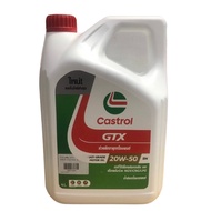 CASTROL น้ำมันเครื่อง GTX 20W-50 สำหรับรถที่ใช้เชื้อเพลิงและแก๊ส (เก๋ง) CNG/NGV/LPG 4 ลิตร