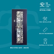 Mild Steel HDB Metal Gate (ADL355) | AN Digital Lock