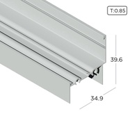Aluminium Extrusion Outer Frame (Economy Casement Window) Profile Thickness 0.85mm KW4101 ALUCLASS
