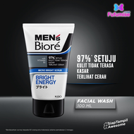 MENS BIORE Facial Wash 100g | Facial Foam | Cool Oil Clear | Bright Energy | Gentle & Clean Acne Ski