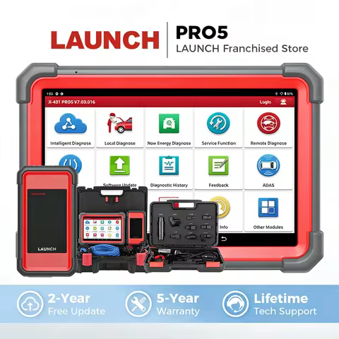LAUNCH X431 PRO5 Diagnostic Tools ECU Programming Tool with J2534 SmartLink OBD2 Scanner OBDII Launc