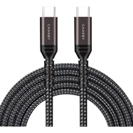 CHARBY Edge - PD 100W Type C to Type C Cable [Ultra Durable/Fast Charging/Data/5A] for Phone, Tablet