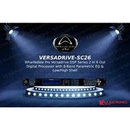 Wharfedale Pro Versadrive DSP Series SC-26 2 In 6 Out, 8-Band Parametric EQ with Low/High Shelf Digi