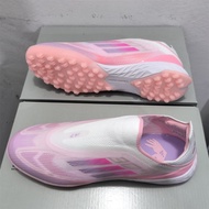 F50 Elite Messi TF 39--45 Pink Laceless Men's Soccer Shoes Anti-slip and Wear-resistant Football Sho