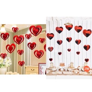 3D rotating heart decorations