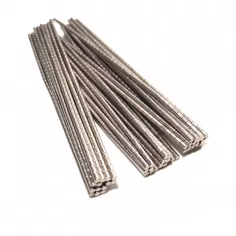 10pcs/lot N52 Small Round Mini Magent, Diameter: 2mm, Thickness: 1–15mm