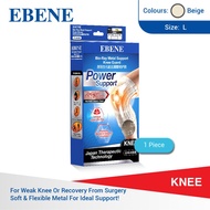 EBENE Metal Support Knee Guard With Bio-Ray - (Beige Color)