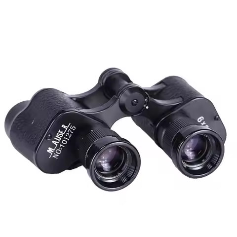 Compact High Power Binoculars 6x24 for Adults Waterproof HD Telescope for Bird Watching Hunting Trav