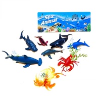 SYARIAH TOYS EDUCATIONAL TOYS FOR CHILDREN RUBBER ANIMALS OCEAN FISH SEA ANIMALS 121-10