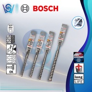 BOSCH SDS PLUS-5X Rotary Hammer 4-Flutes Drill Bits For Concrete & Mansory/Mata Gerudi Dinding Konkr